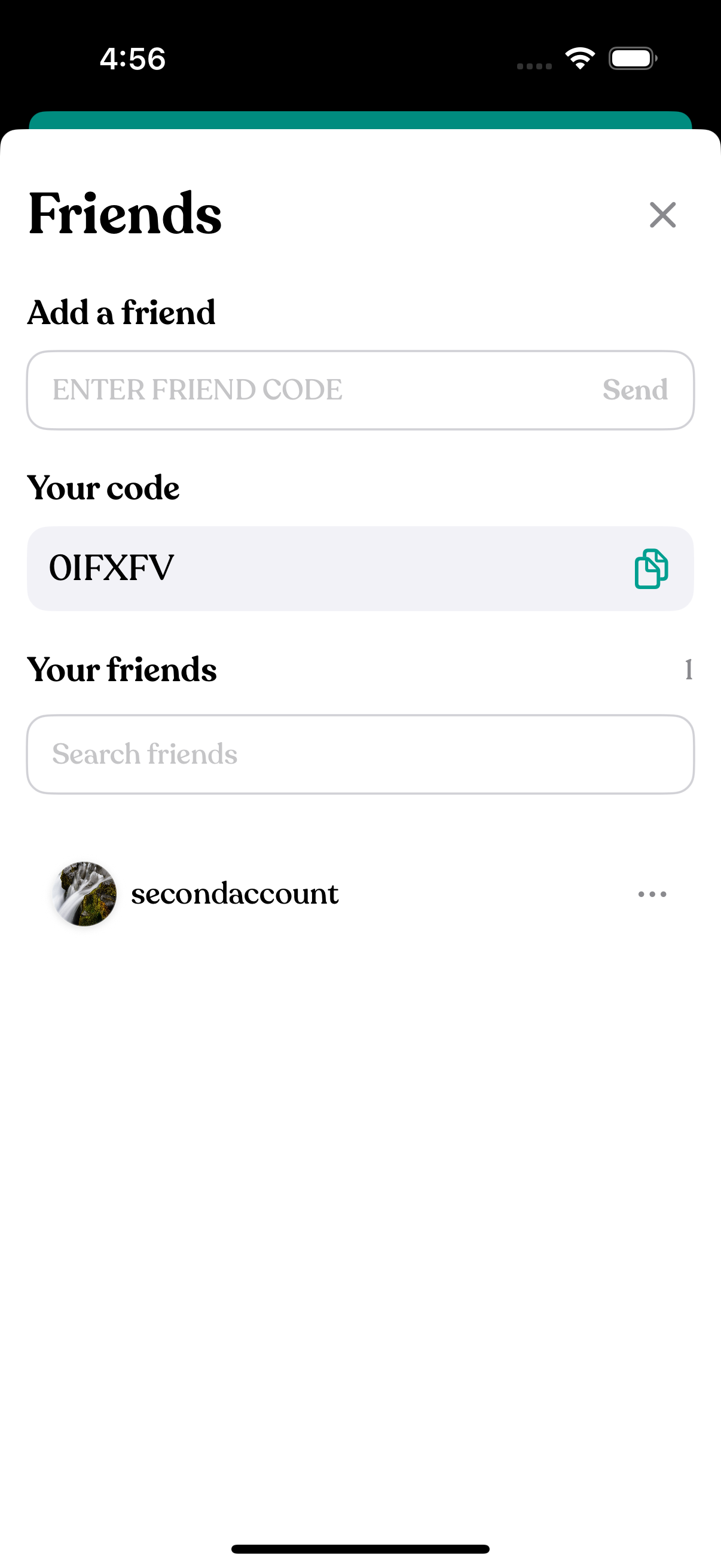 Settings Interface
